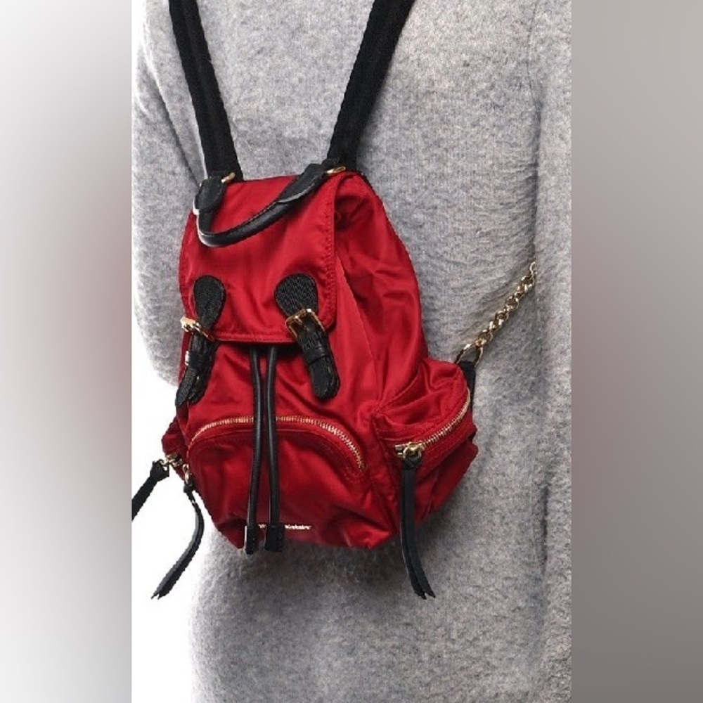 Burberry Red Rucksack/Backpack - Picture 14 of 14